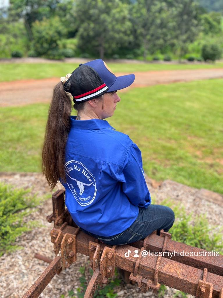 Men's Half Button Work Shirt