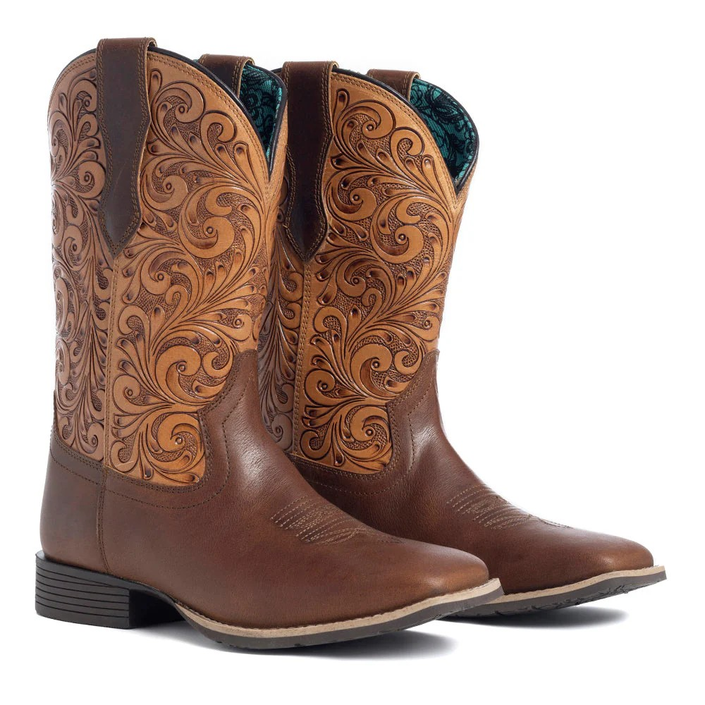 Camilita Hand Tooled Boots