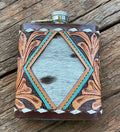 Diamond Hip Flask 8oz