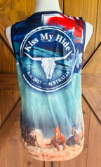 Kids "HORSES" Singlet