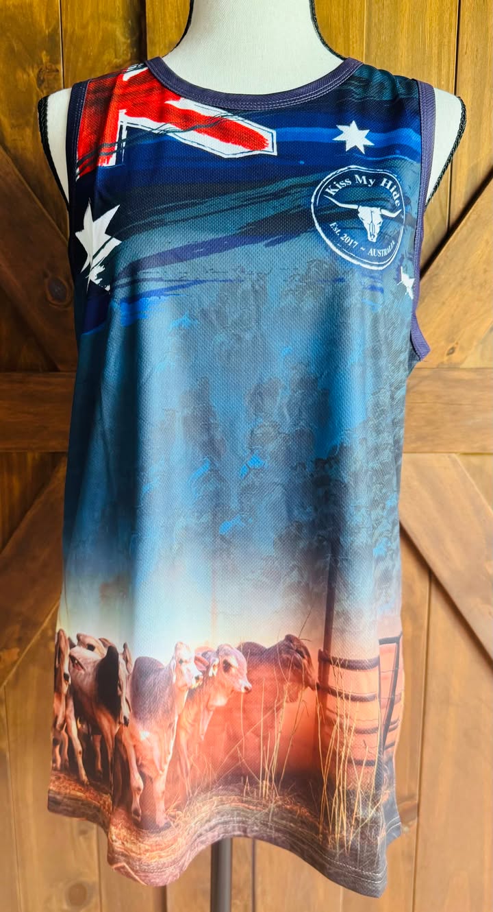 Kids "CATTLE" Singlet