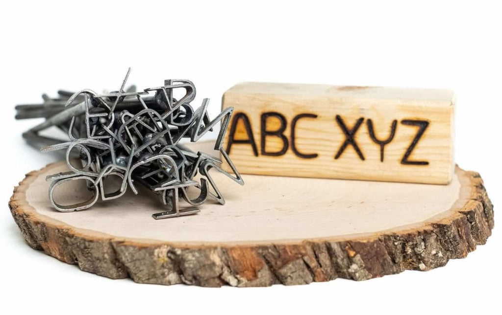 Cattle Tag Shape Cowhide Keychain W/- Initials