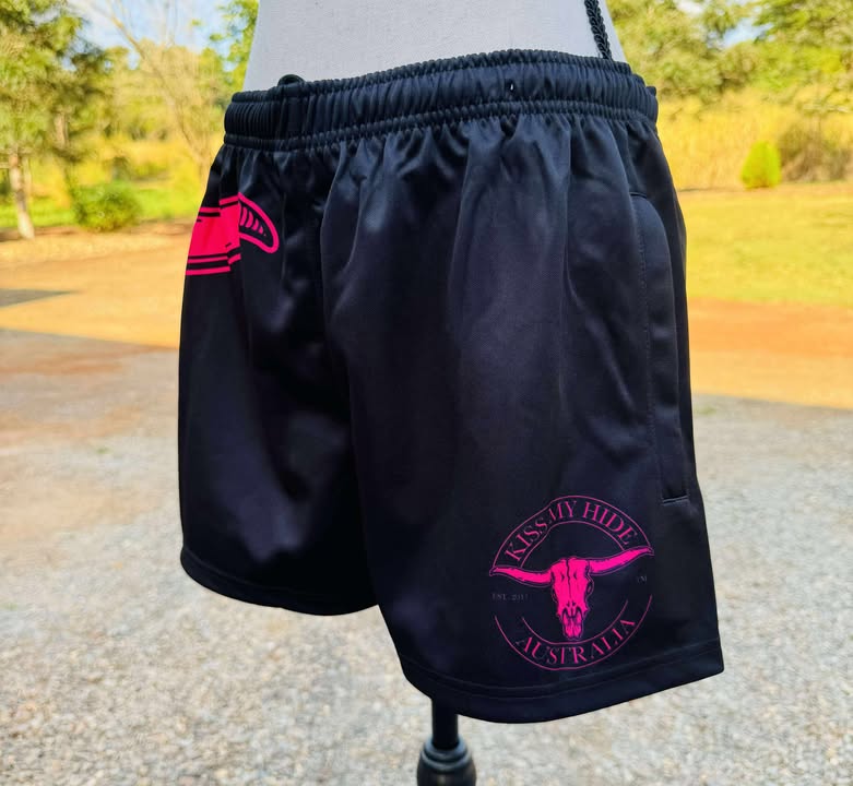 Kids"Pink Bull" Edition Rugby Shorts