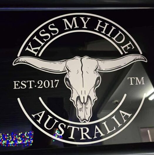 New Logo White Sticker Decal