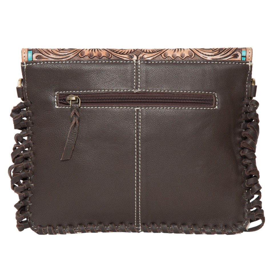 Luci Hand Tooled Leather Cowhide Bag