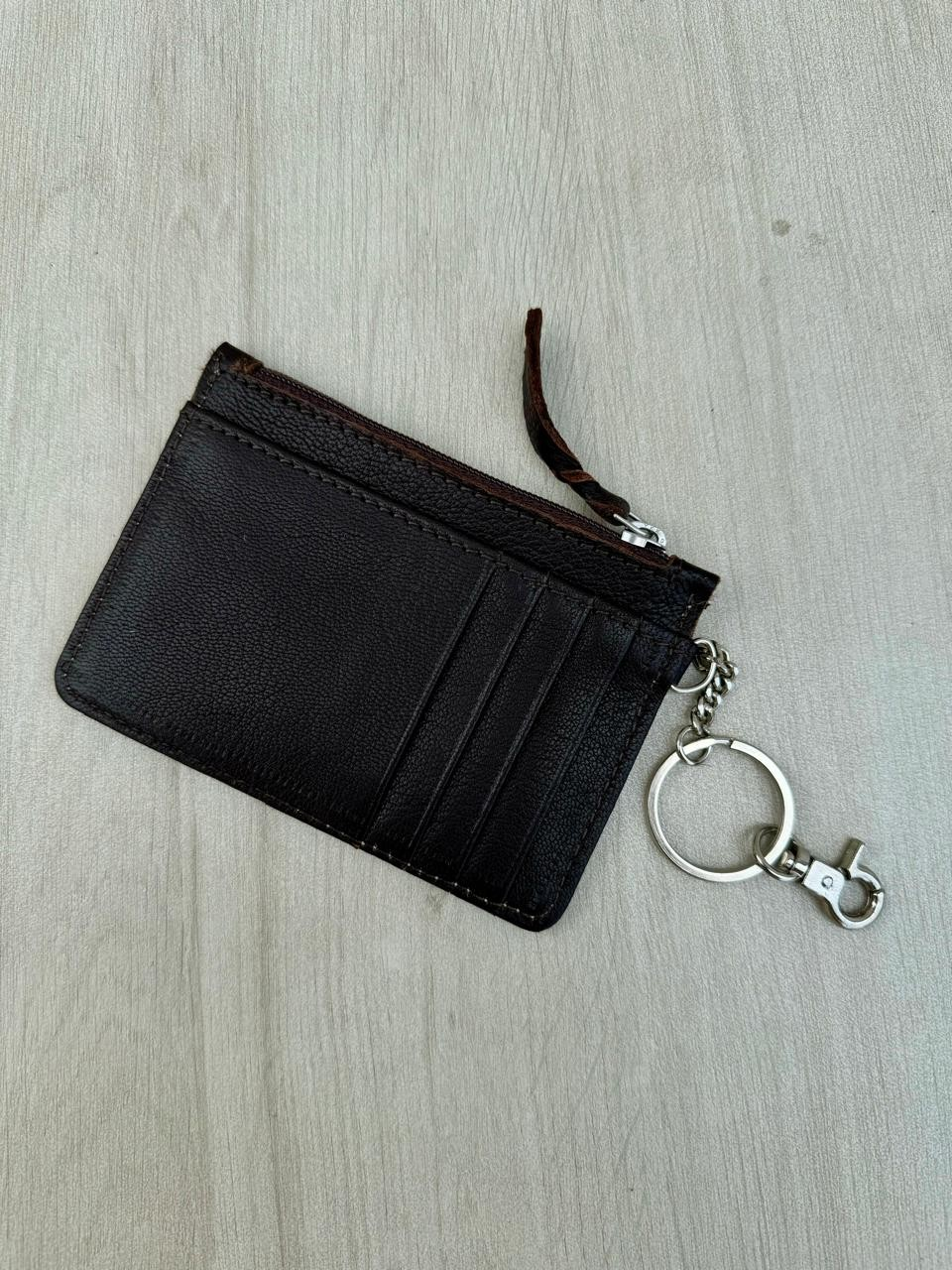 Bess - Tooled Leather & Cowhide Card Holder