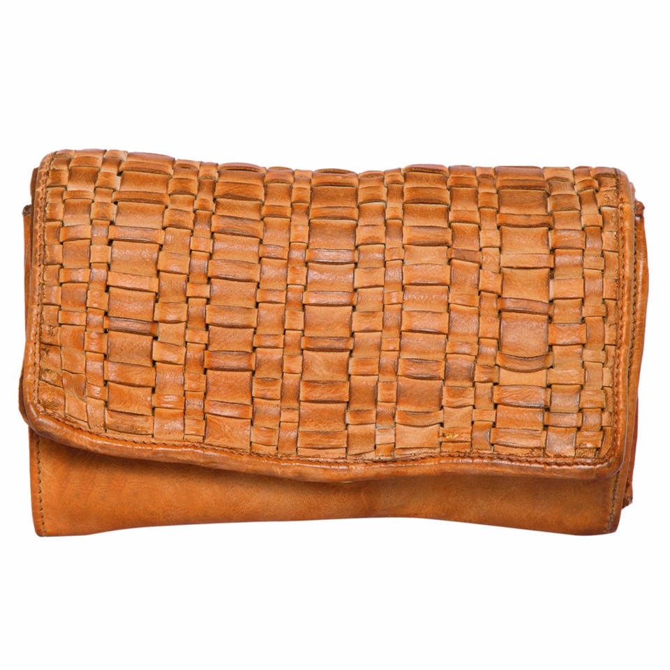 WO-11 Leather Weave Wallet